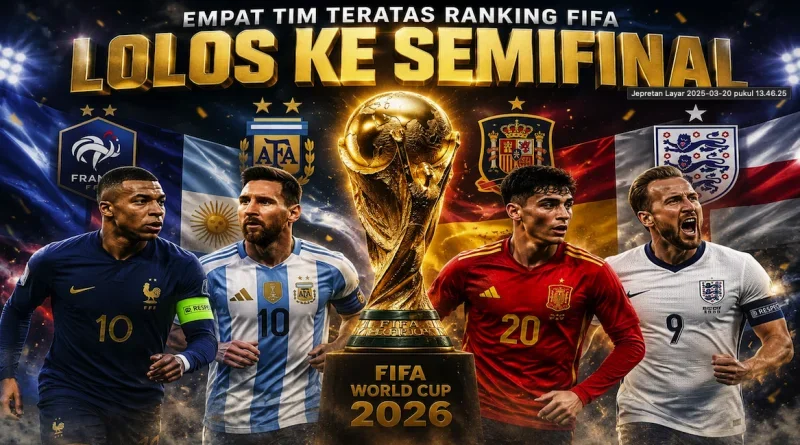 Semifinal Piala Dunia 2026 Satukan Empat Raksasa FIFA